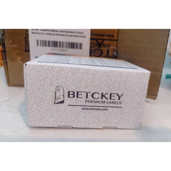 Betkey Thermal Continuous Label Replacement Brother DK-2214 5 Rolls 12mm x30.48m - Picture 4 of 4